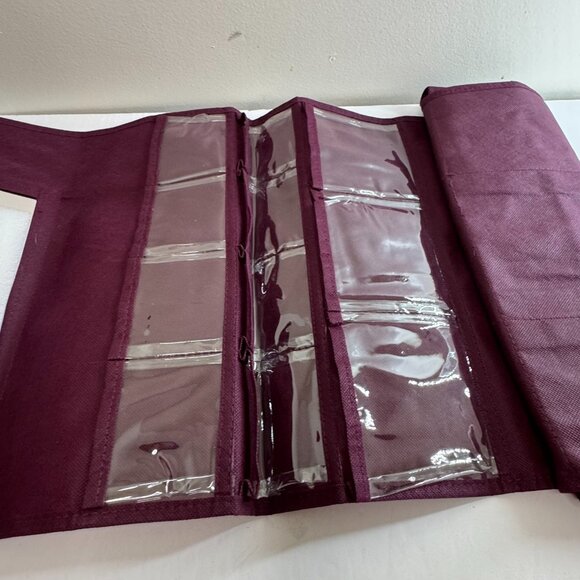 Behind The Door Hanging Organizer Jewelry Storage Purple Multi-Function New - Picture 4 of 6